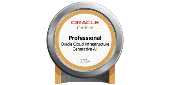 Oracle Certified GenAI Professional